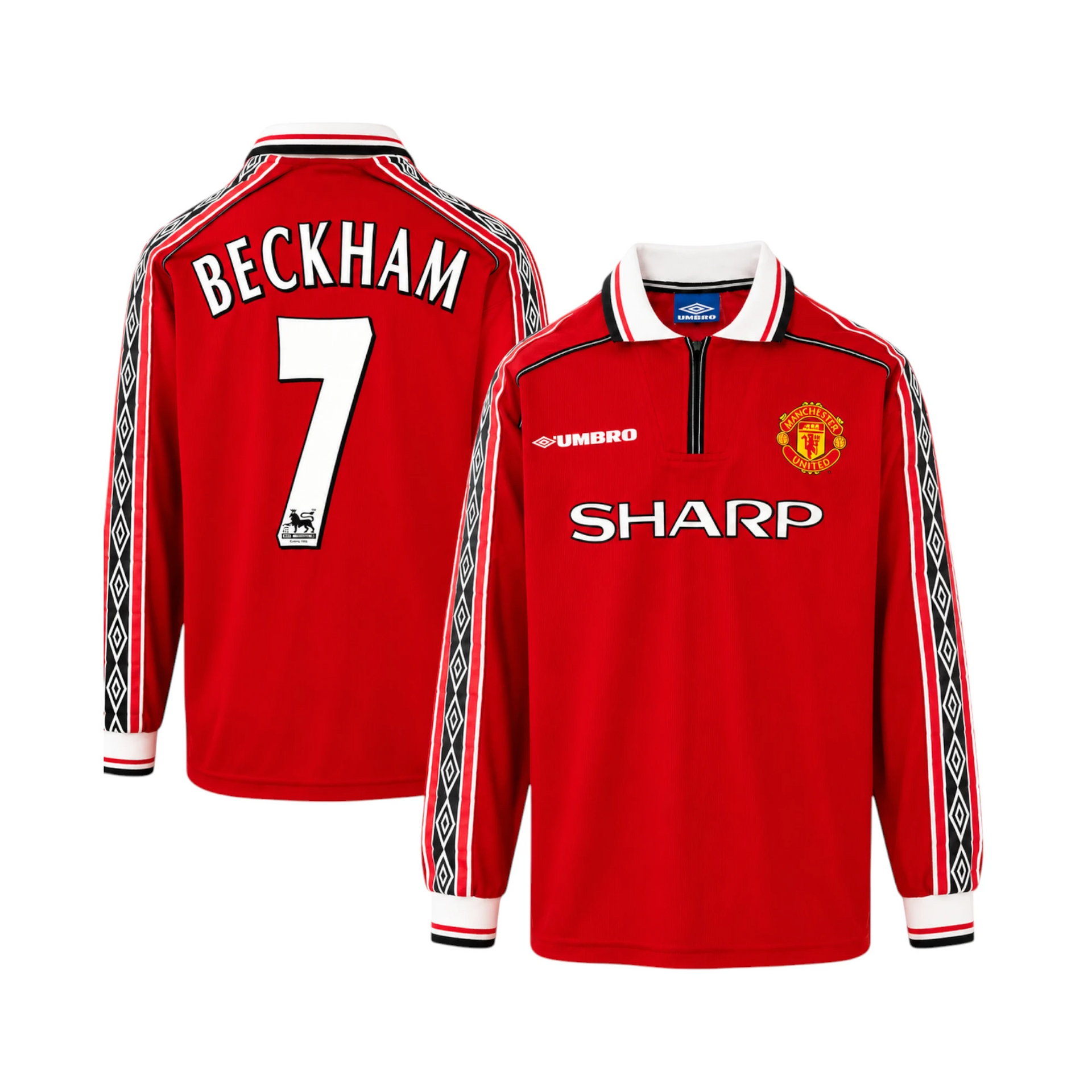 Manchester United Home Shirt 1998/00 - Beckham 7 - L/S - Buy now