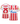 Røde Stjerne Hjemmebanetrøje 2022/23 - Erakovic 25 (L) Matchworn - retro fodboldtrøje
