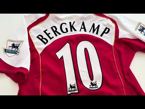 Arsenal Hjemmebanetrøje 2004/05 - Bergkamp (XL)