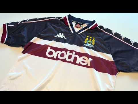 Manchester City Udebanetrøje 1997/98 (XL)